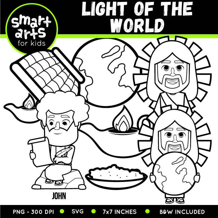 Light of the world clip art