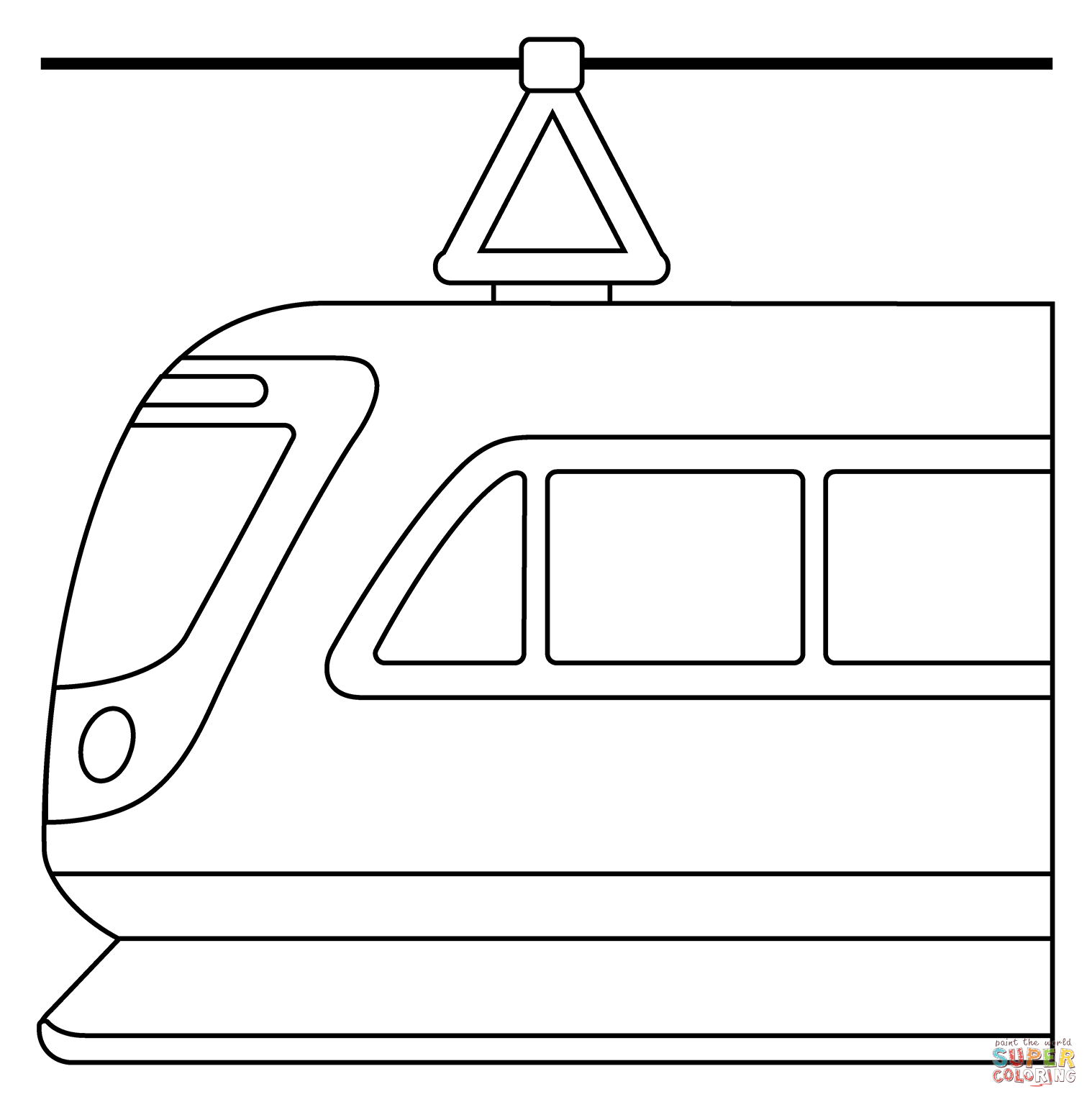 Light rail emoji coloring page free printable coloring pages