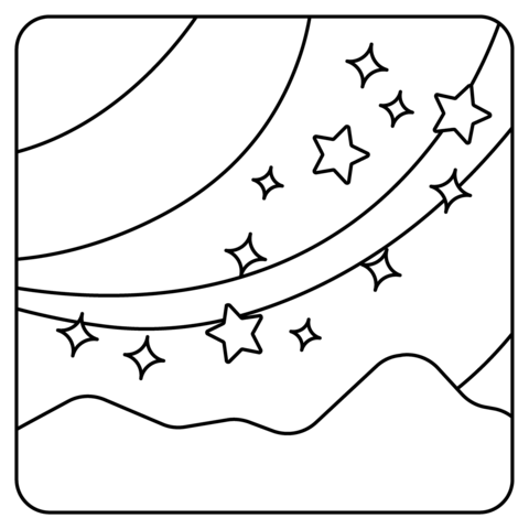 Milky way emoji coloring page free printable coloring pages