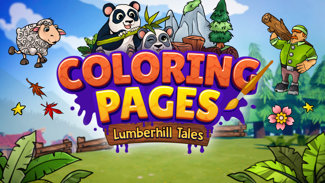Coloring pages lumberhill tales for switch