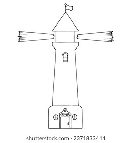 Lighthouse coloring page images stock photos d objects vectors