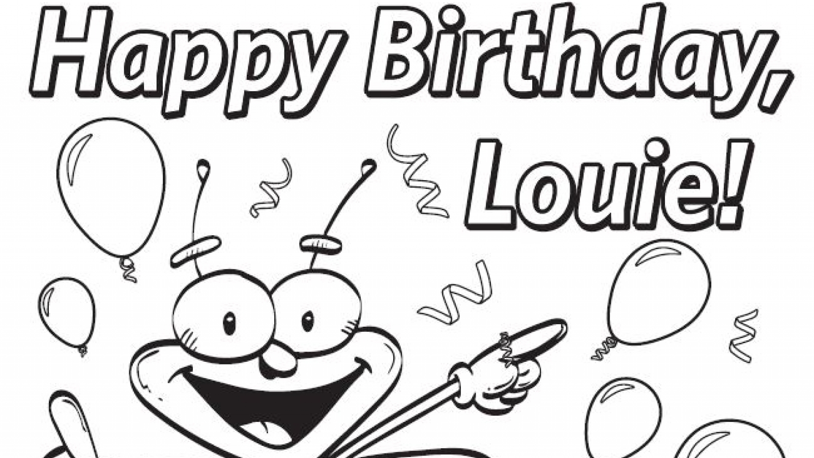 Louie the lightning bug coloring pages lge and ku