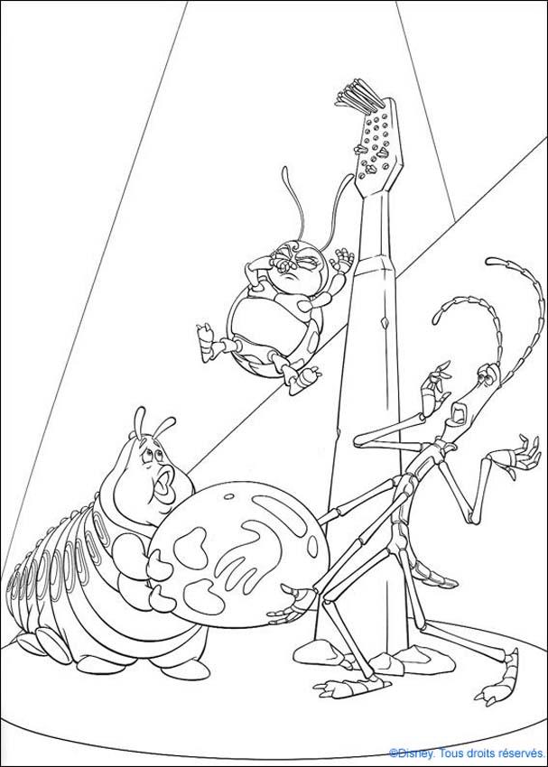 A bugs life coloring pages