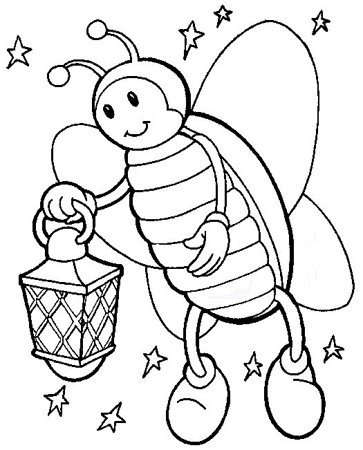 Insect coloring pages