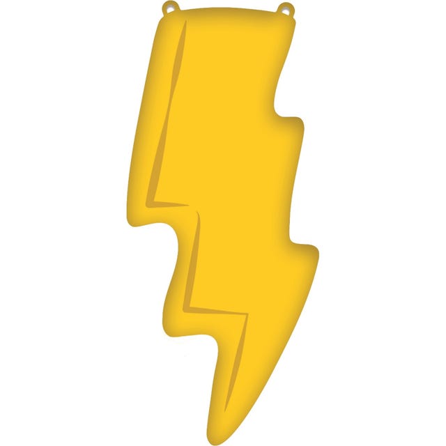 Lightning bolt helium balloon cm superhero boys boys birthday party supplies