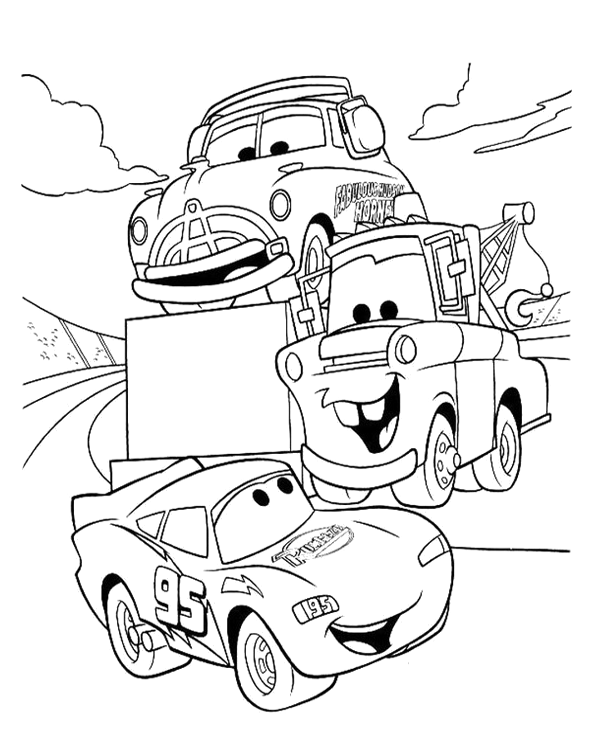 Hudson hor tow mater and lightning mcqueen