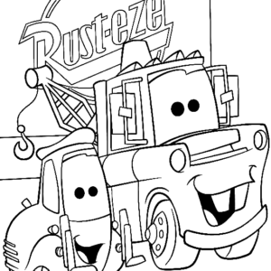 Mater coloring pages printable for free download