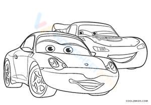 Free printable lightning mcqueen coloring pages for kids
