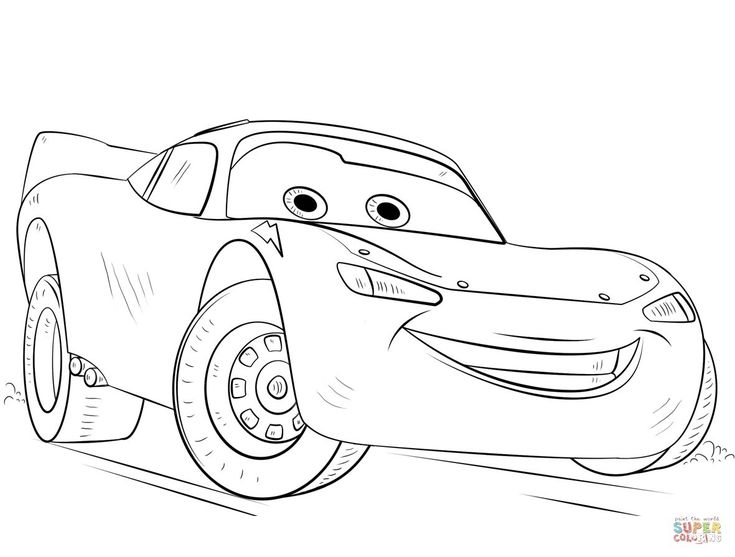 Pretty image of lightning mcqueen coloring pages