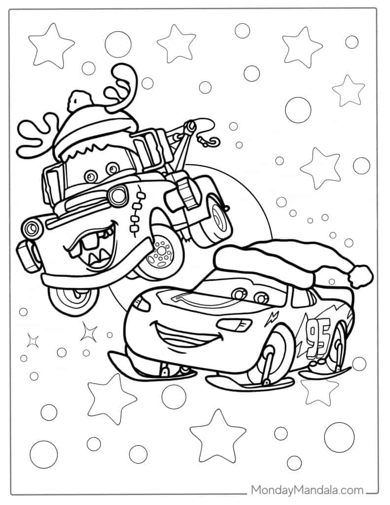 Lighting mcqueen coloring pages free pdf printables