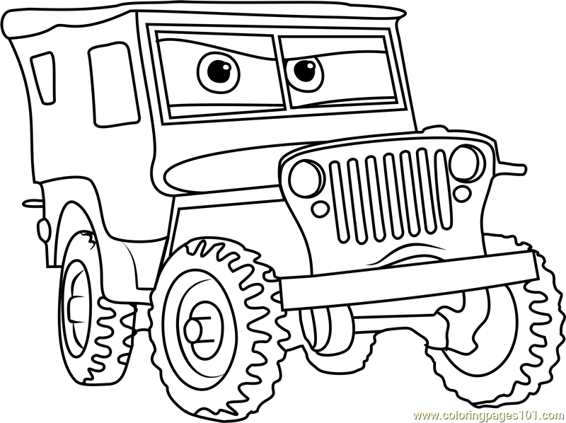 Updated lightning mcqueen coloring pages