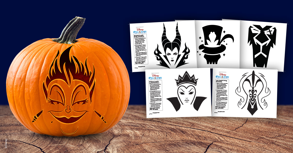 Pumpkin stencils