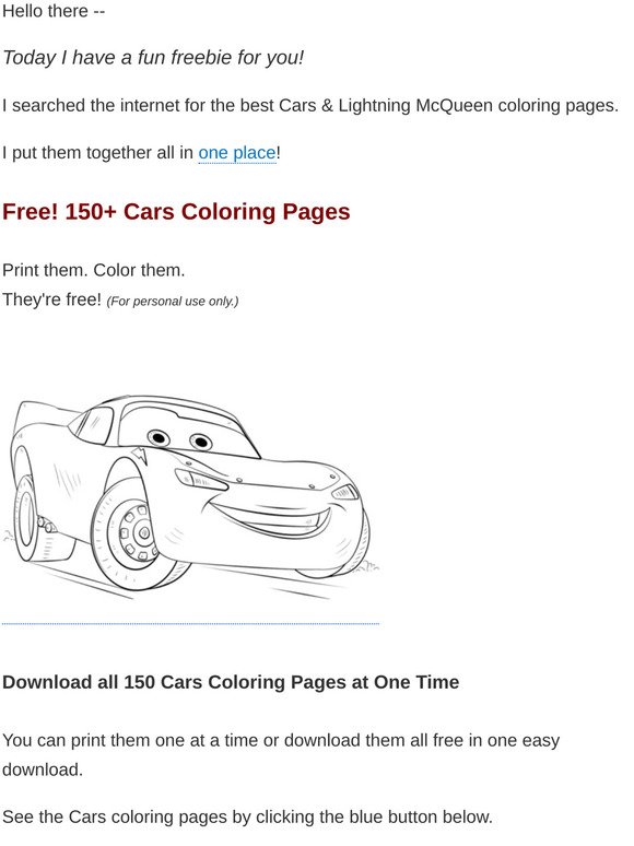 Picture the magic free cars coloring pages