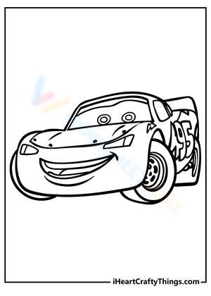 Grade lightning mcqueen coloring page worksheets