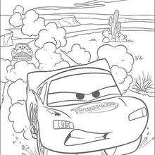 Cars lightning mcqueen coloring pages