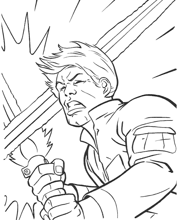 Star wars clash coloring sheet