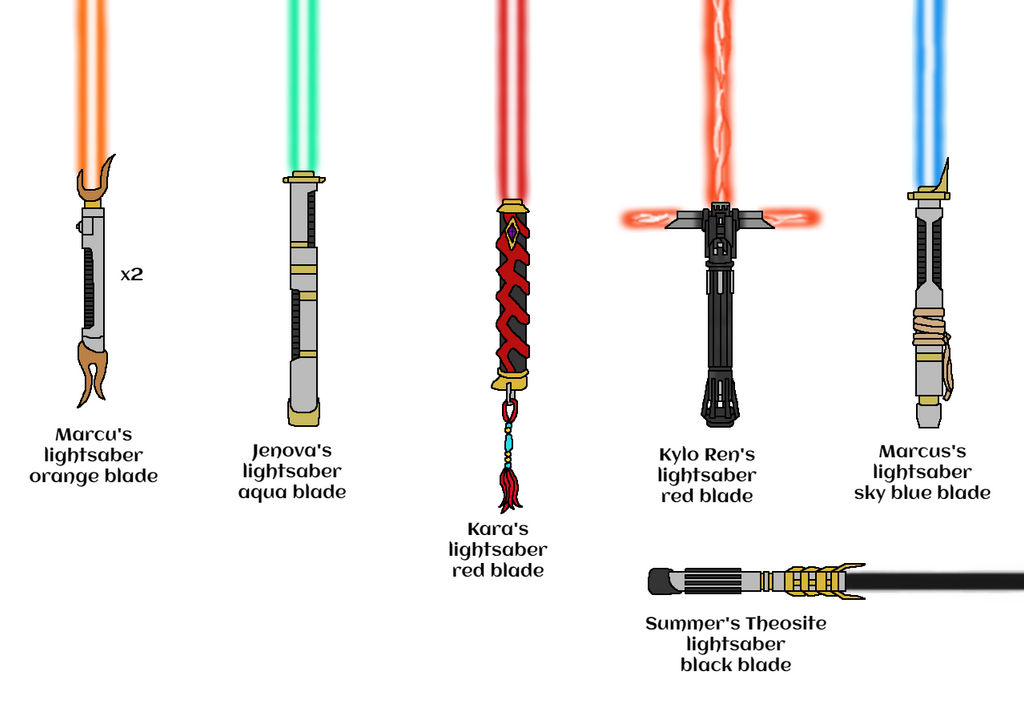 Lightsaber designs by kairon on