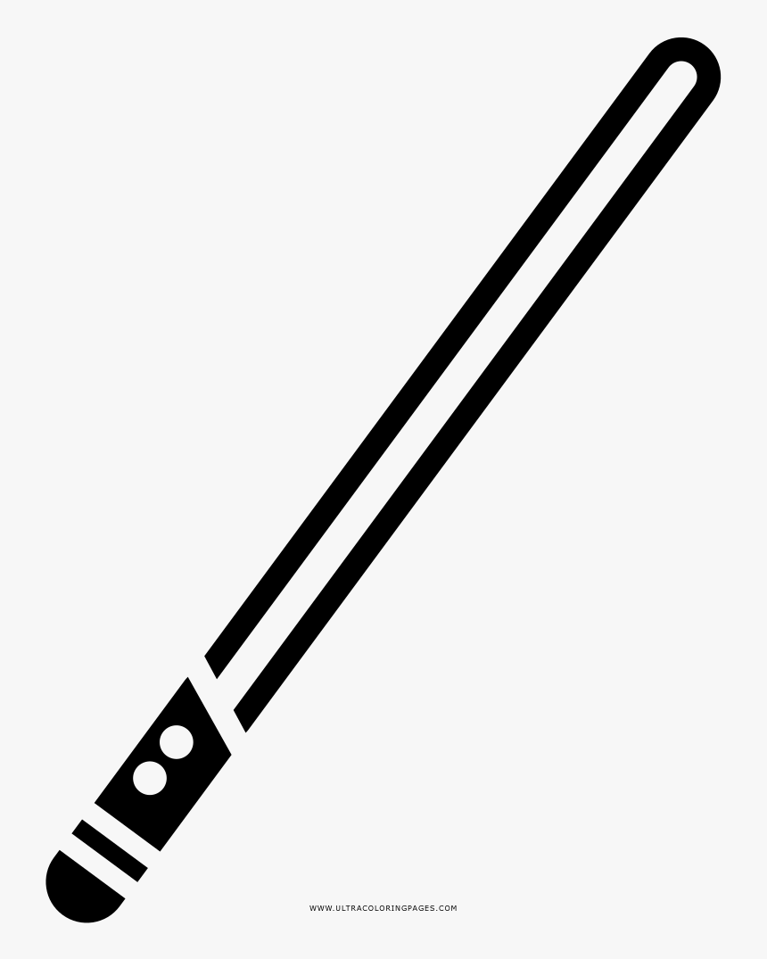 Light saber coloring page hd png download