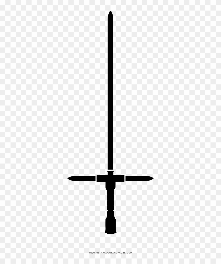 Lightsaber coloring page