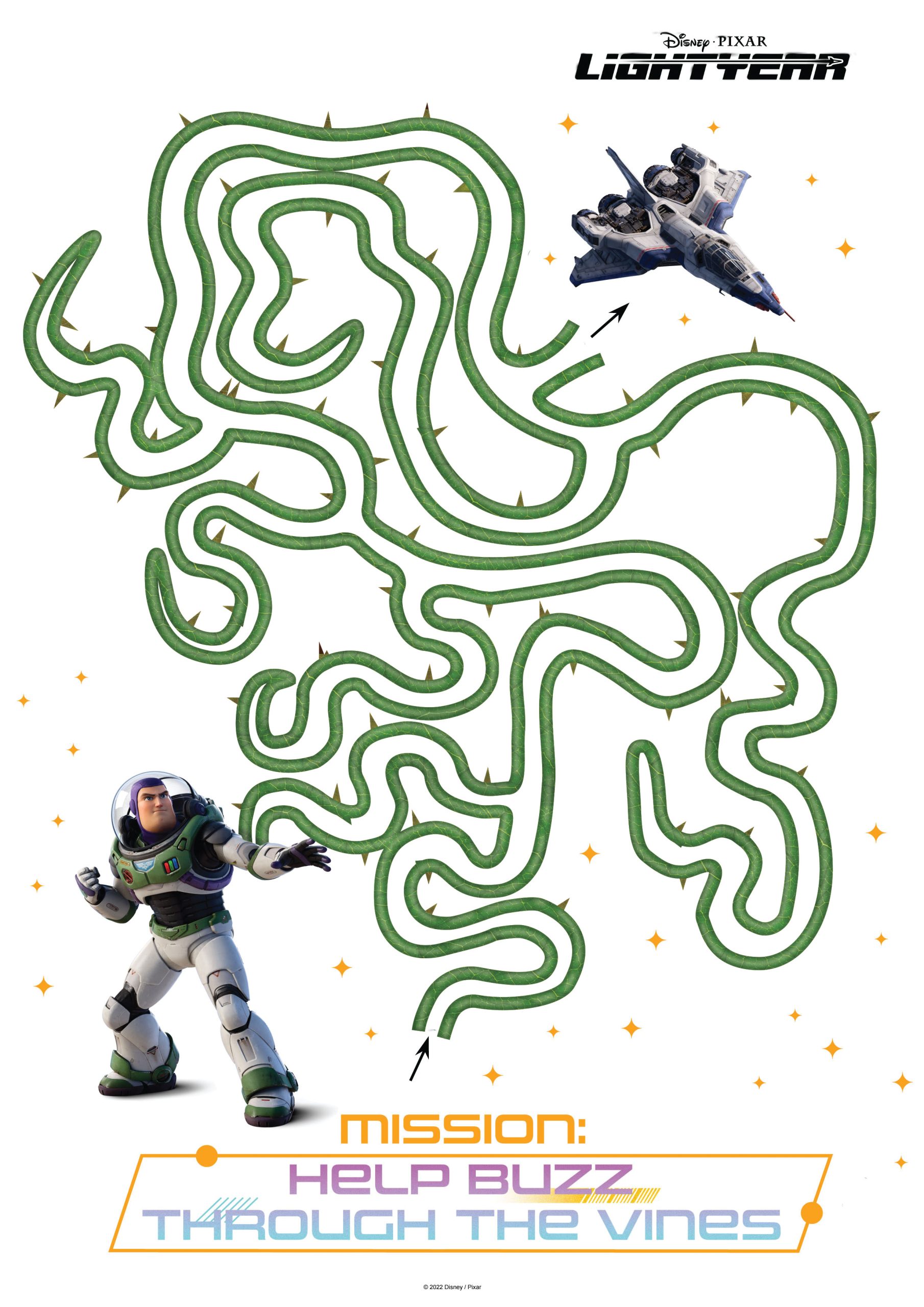 Lightyear coloring pages and printable activity sheets