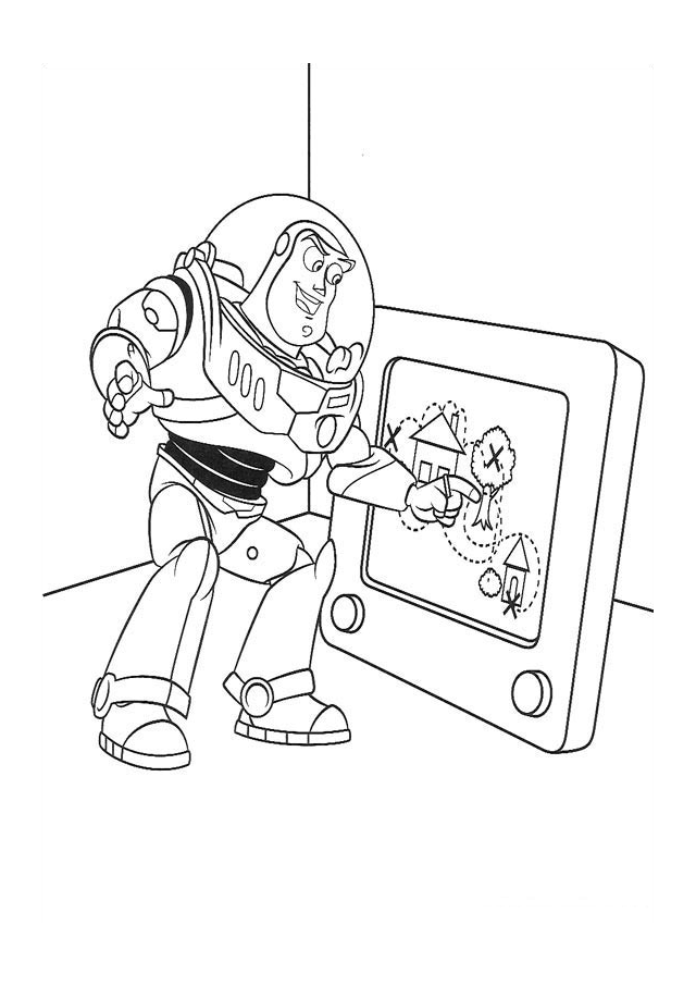 Disney coloring pages buzz lightyear coloring pages