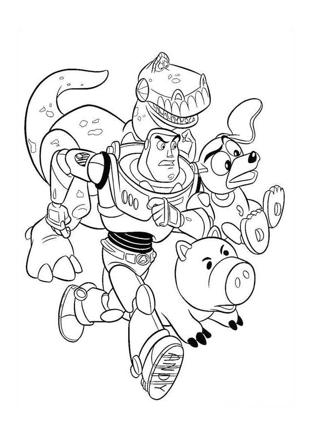 Disney coloring pages buzz lightyear coloring pages