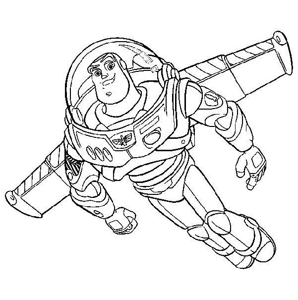 Buzz lightyear coloring pages