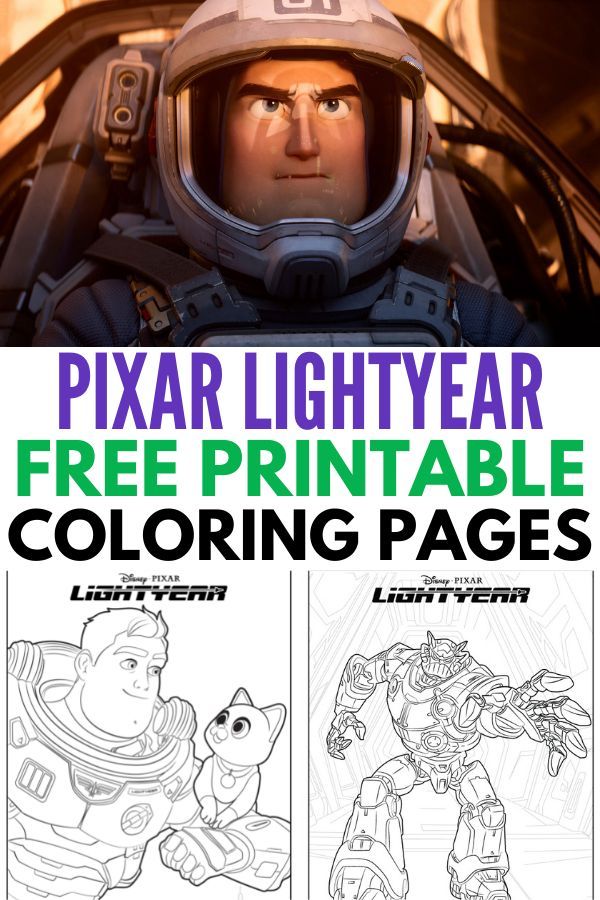 Free printable lightyear coloring pages disney movie night menu disney movie night lightyears