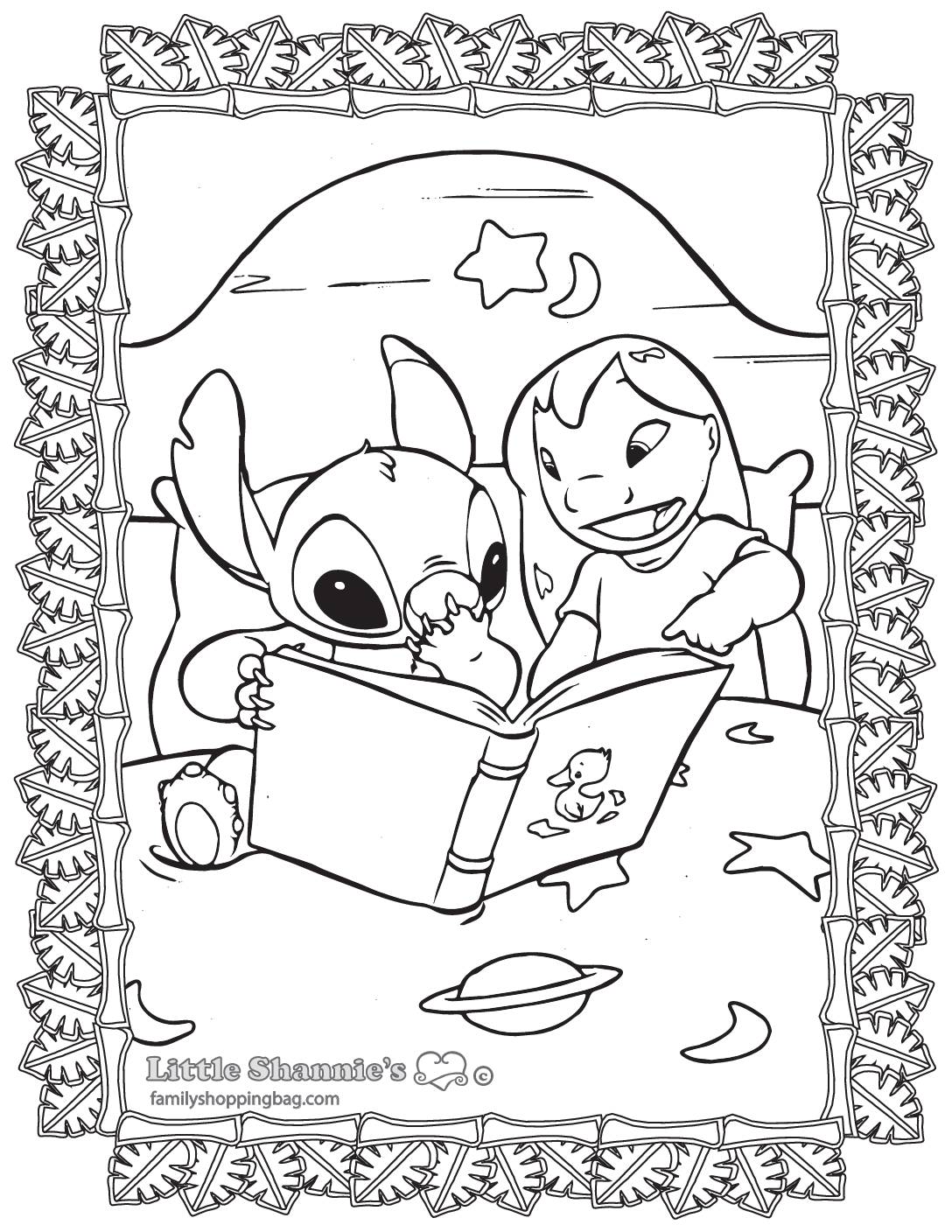 Color page lilo and stitch