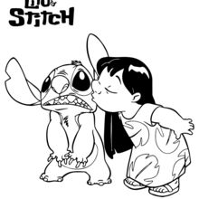 Lilo and stitch coloring pages