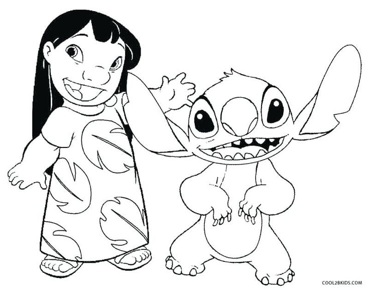 Stitch coloring pages pdf ideas for kids