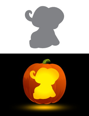 Free printable easy pumpkin stencils page