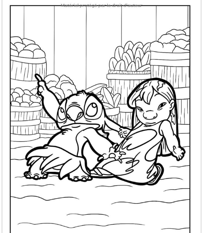 Lilo stitch coloring book kids drawing activity gift boys girls game art fun