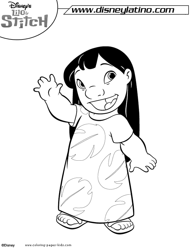 Lilo stitch coloring pages