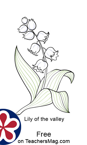 Spring flowers printables and coloring sheets for kids