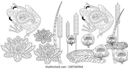Coloring pages coloring book adults colouring stock vector royalty free