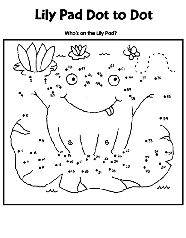Lily pad dot to dot