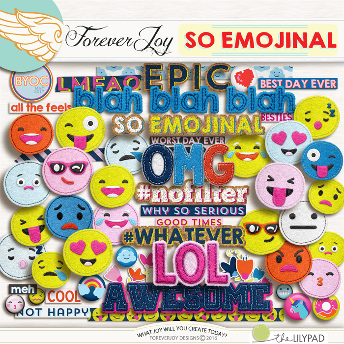 Digital scrapbooking kit