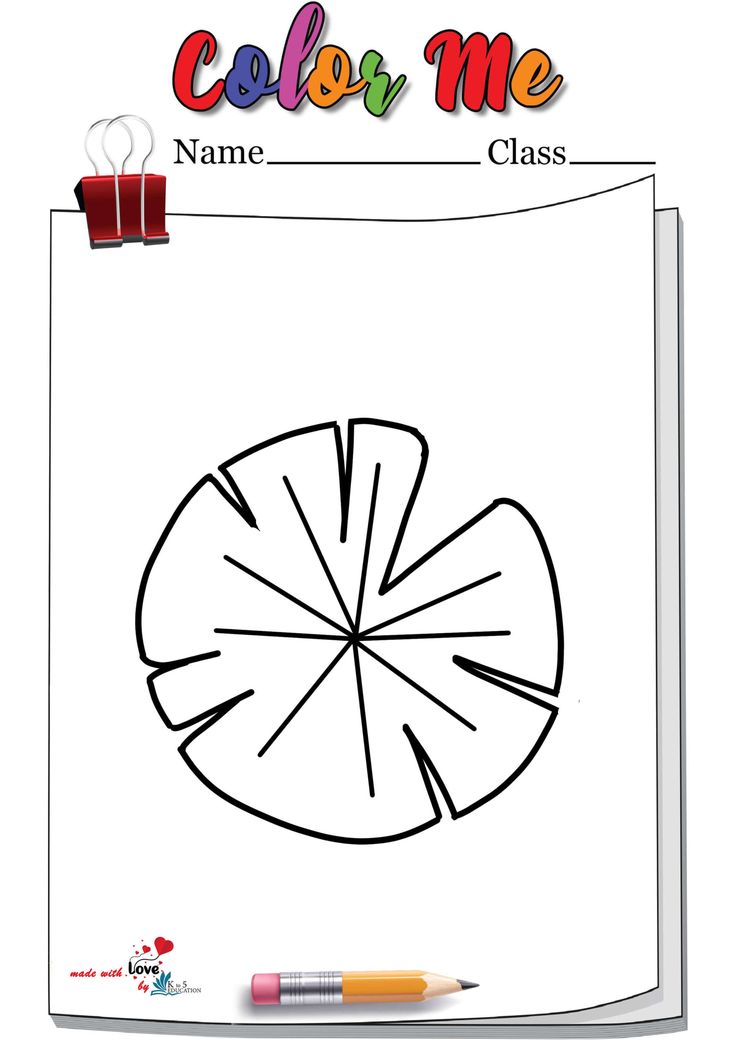Artificial floatg lily pad colorg page free download colorg pages lily pads kdergarten subtraction worksheets
