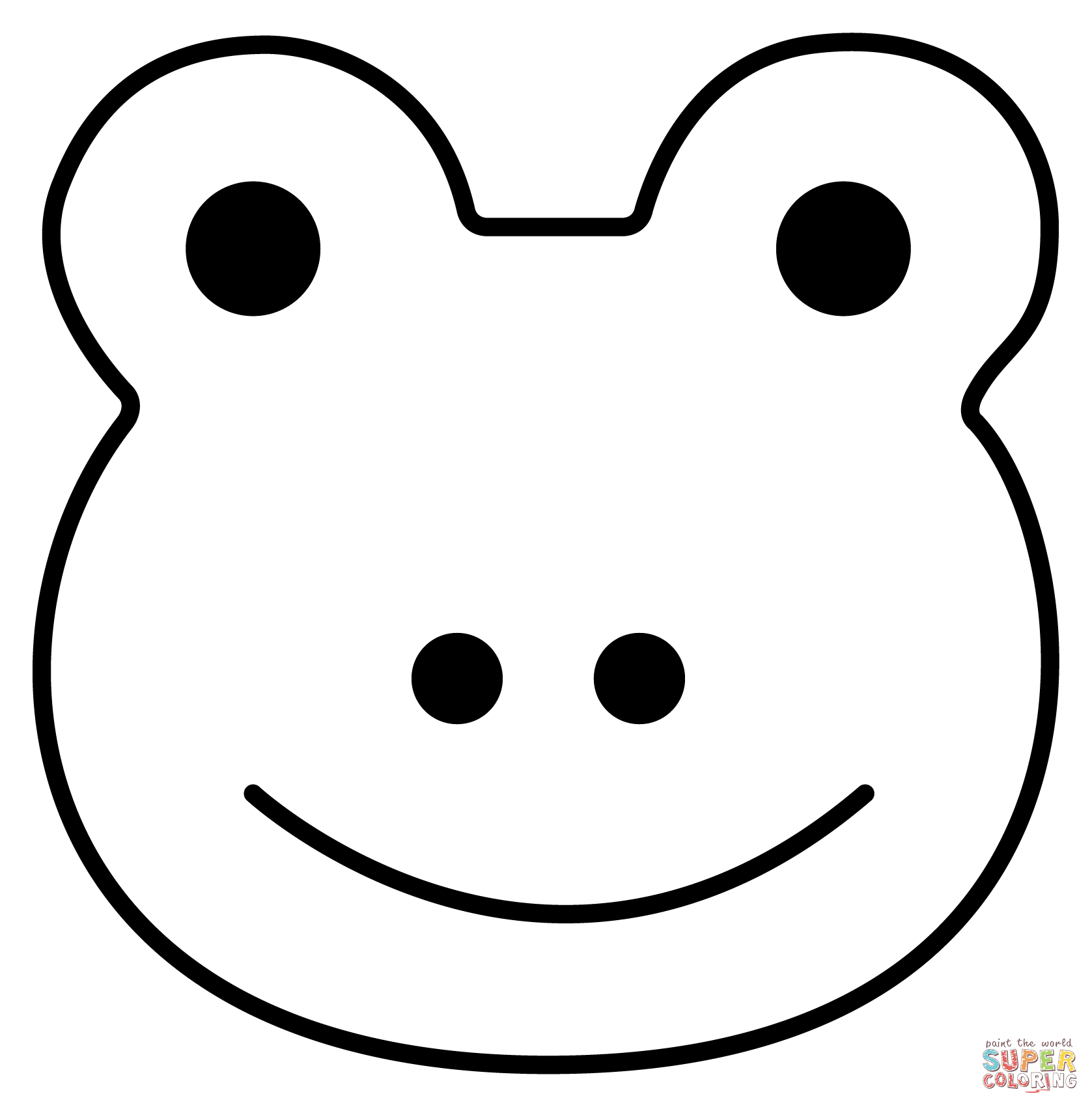 Frog emoji coloring page free printable coloring pages