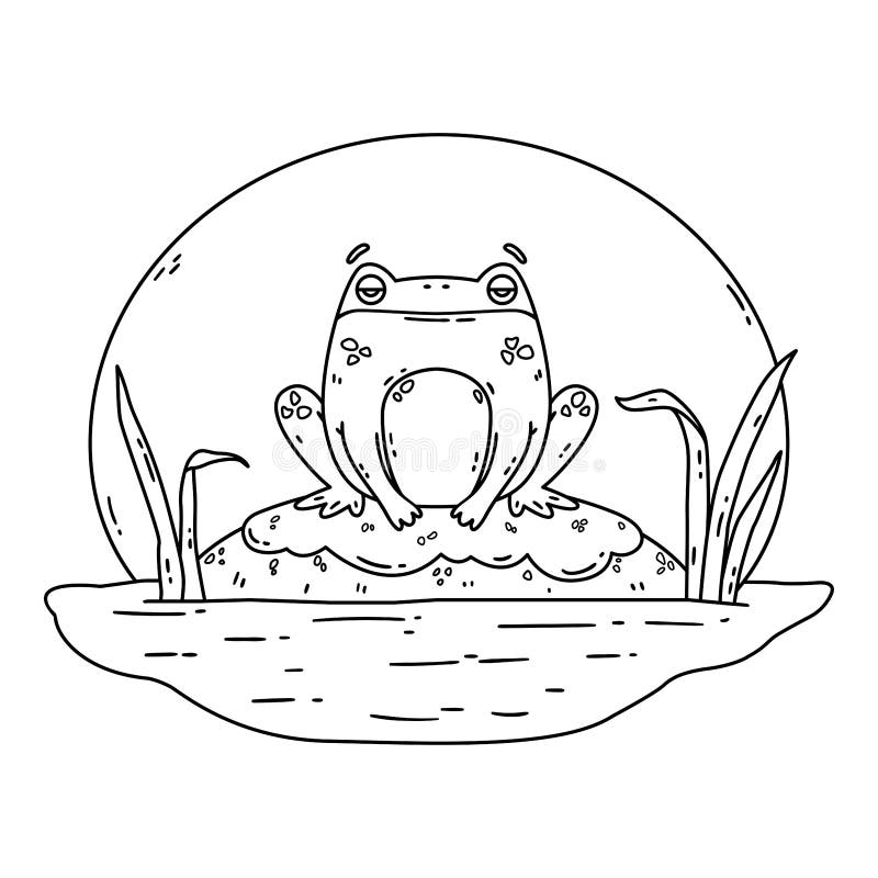 Grumpy toad stock illustrations â grumpy toad stock illustrations vectors clipart