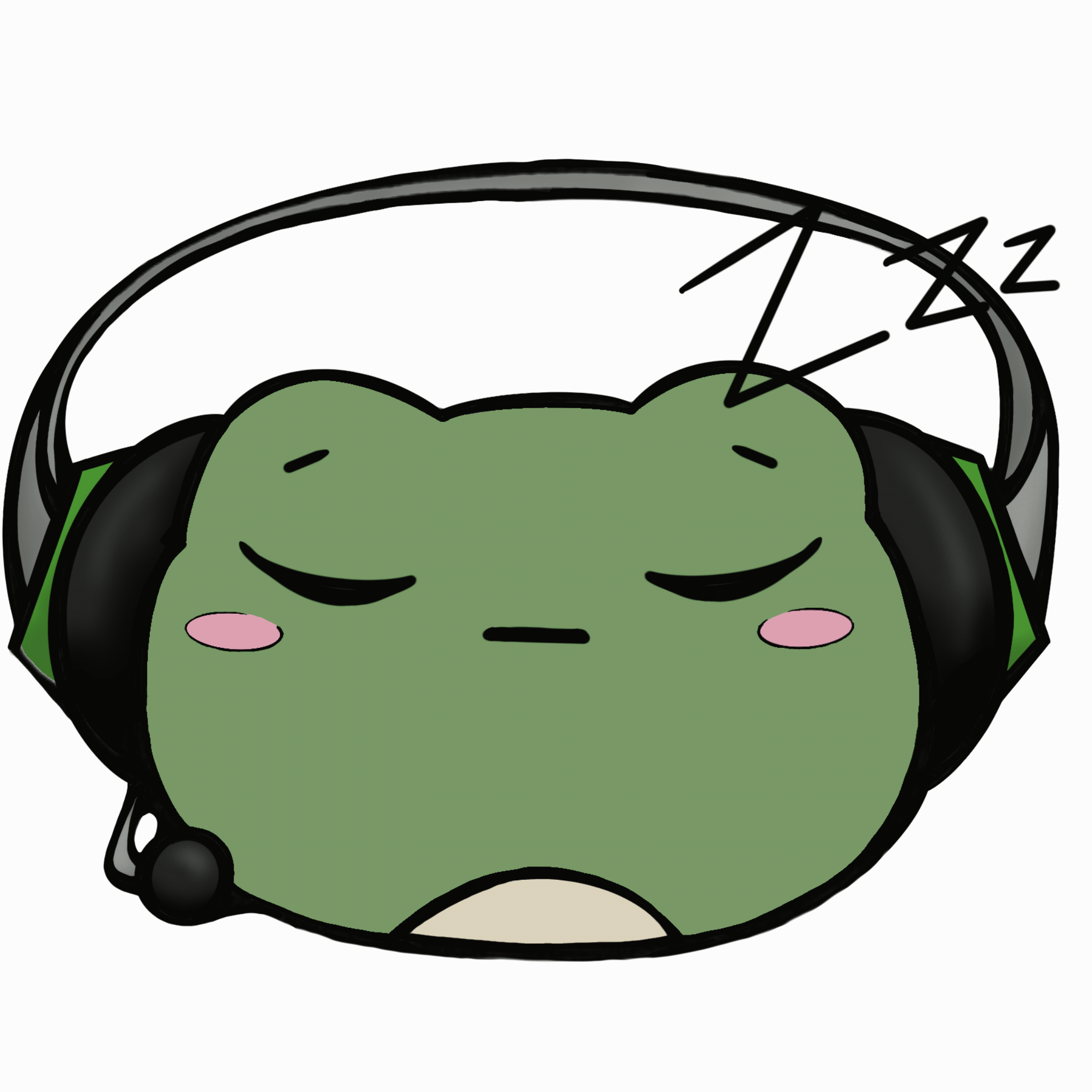 Sleepy lilypad face gif by sherriesometimes on