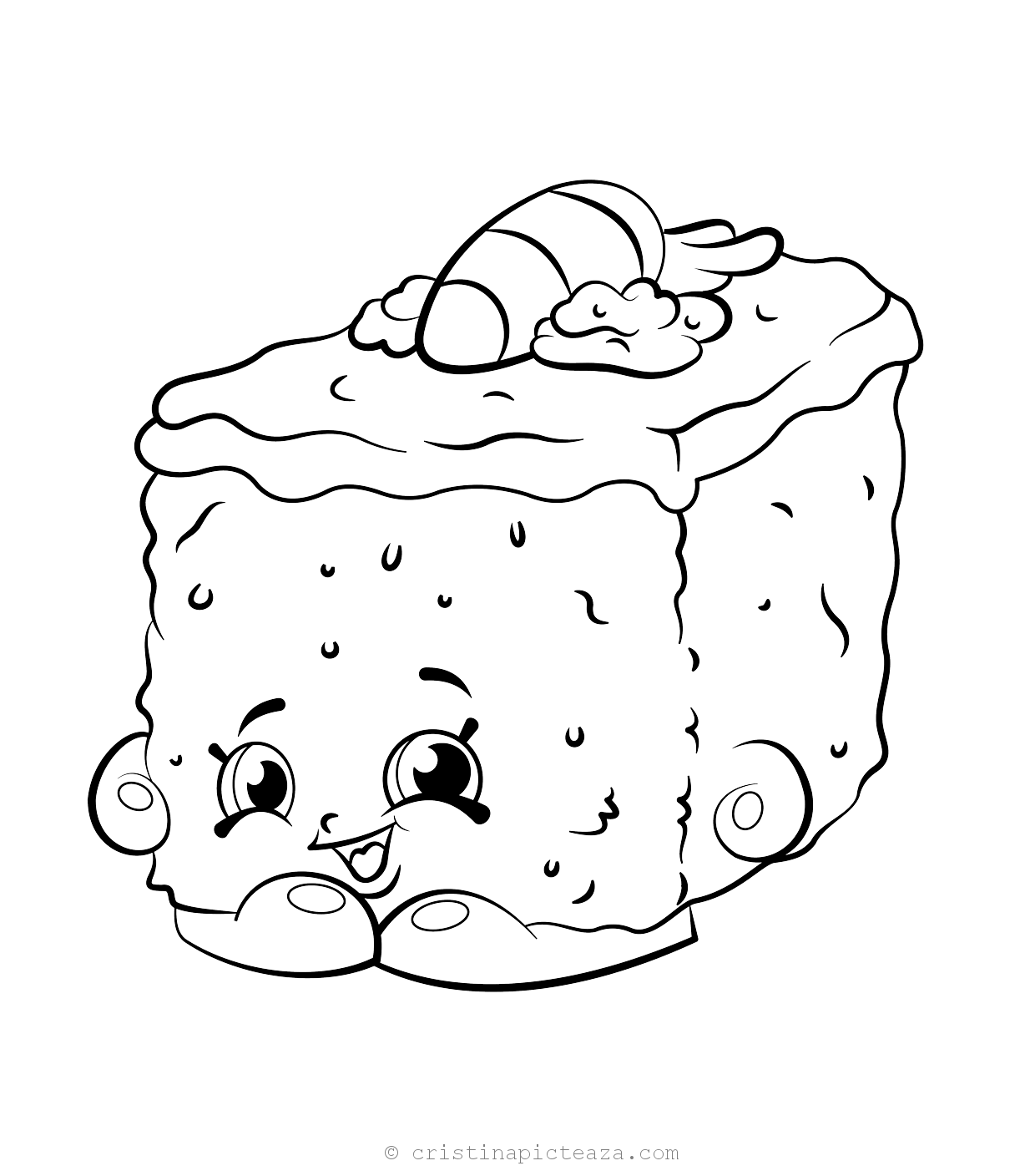 Shopkins coloring pages season bakery â cristina is painting