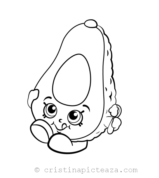 Shopkins coloring pages season fruit veg â cristina is painting
