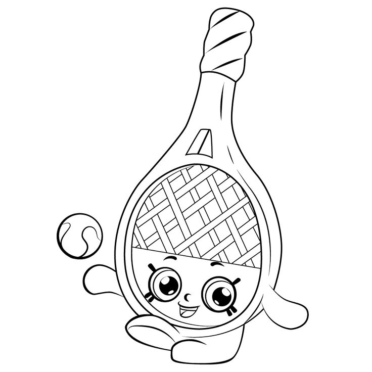 Tennis coloring pages