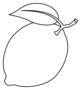 Lemons coloring pages free coloring pages