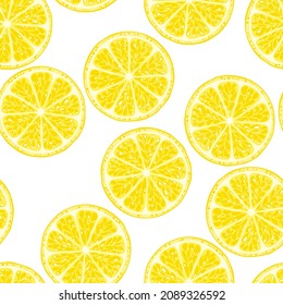 Los limones frescos dibujados a mano vector de stock libre de regalãas