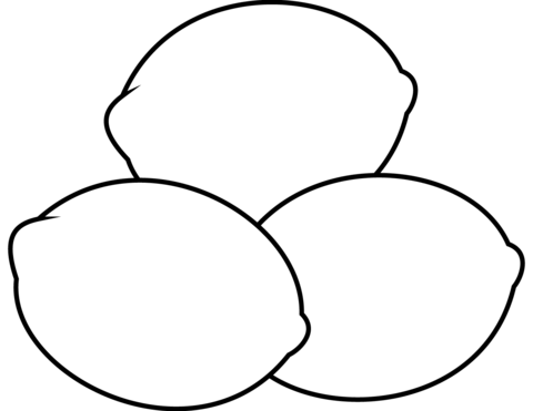 Lemons coloring page free printable coloring pages