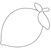 Dibujos de limones para colorear