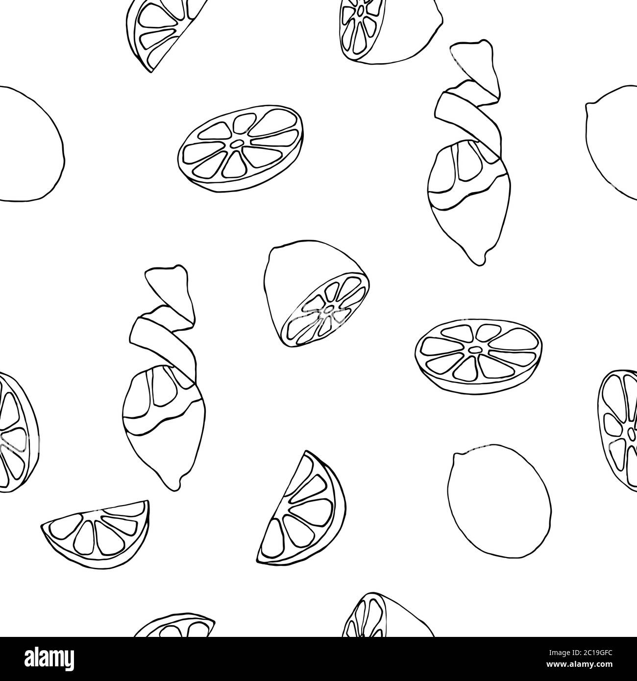 Limon imãgen de stock en blanco y negro